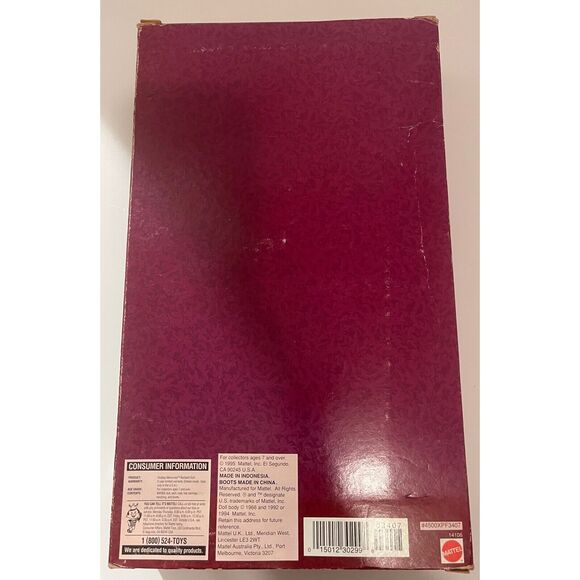 Hallmark Special Edition Holiday Memories Barbie Doll 1995 Best Christmas Wishes - Picture 7 of 11